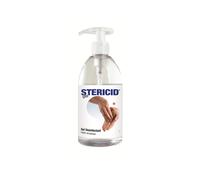 STERICID - Gel hydroalcoolique de 500 ml - 8 flacons de 500 ml