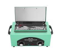 Stérilisateur à air chaud, 300W 1.5L Stérilisateur, 50-220°C Désinfection par Stérilisateur à Air Chaud avec Minuterie et Voyant Lumineux pour Salon Coiffure (vert)