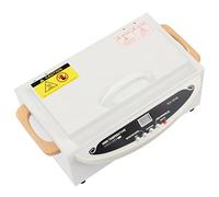 Stérilisateur à air chaud 500 W Désinfection 250 ℃ Chaleur sèche Stérilisateur avec minuteur Petit appareil de stérilisation pour outils d'ongles, salon de beauté, minuterie automatique de 0 à 90