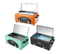 Stérilisateur à air chaud de 1,5 l, avec minuterie, anneaux anti-brûlure, bol de désinfection, pour restaurants, cuisines, salons, coiffeurs, ateliers d'outils