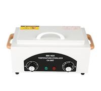 Stérilisateur à air chaud, stérilisateur à chaleur sèche à haute température 220 °C, 300 W, stérilisateur haute température avec minuteur, affichage LED, en acier inoxydable, petits stérilisateurs