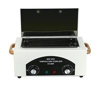 Stérilisateur à Chaleur Sèche pour Manucure avec Réservoir Amovible en Acier Inoxydable Régulateur de Température Nettoyant Haute Outils Dentaires et Salon