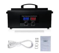 Stérilisateur à haute température pour ongles avec minuterie, équipement de stérilisation pour outils dentaires et de coiffure (noir)