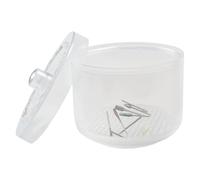 Stérilisateur à ongles, boîte de nettoyage pour forets à ongles - Plateau de nettoyage portable à double filtre pour station de manucure de voyage, accessoires, forets, pinces, santé, blanc, Refer to