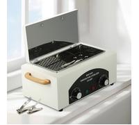 Stérilisateur à ongles - Omabeta - Blanc - Désinfection par UV - Haute température