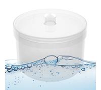 Stérilisateur à ongles, récipient de nettoyage de manucure, boîte de salon, construction résistante aux hautes températures, design compact portable, 1 pièce, blanc, pour la maison, les voyages, la