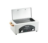 VEVOR Stérilisateur à Air Chaud 2 L 300 W, Boîte de Désinfection à Haute Température, Température et Durée Réglables, pour Nettoyage des Outils d'Onglerie, Labo, Maison, Salon de Manucure et de Beauté
