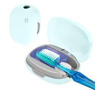 Stérilisateur Brosse a dent UV Portatif - Porte Brosse a dent désinfectant Rechargeable USB - Désinfectant Brosse a dent Voyage, Maison et Bureau