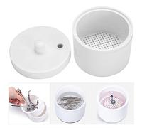 Stérilisateur conteneur de pédicure manucure stockage de désinfection des ongles en verre outil métallique art boîtes rondes stérilisateur outils de salon stérilisation