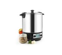 Stérilisateur de bocaux électrique cuve inox avec écran lcd et minuteur 12l 1650w Nature&saveurs NSST12INA