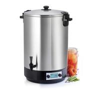 Le Parfait Stérilisateur bocaux électrique LPF.STV23INA 23 L 2500 W Inox cuve avec robinet 6 bocaux