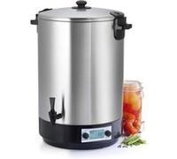Stérilisateur de bocaux électrique cuve inox avec robinet et minuteur 45l 2500w Nature&saveurs ns st45ina inox G