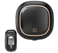 Stérilisateur de Brosse à Dents UV - Nettoyeur de Brosse à Dents électrique Intelligent, stérilisateur de Brosse à Dents Rechargeable Mural, Double Support magnétique pour Brosse à Dents - Noir