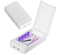 Stérilisateur de lampe UV portable à double couche : boîte de désinfection UV WIYETY boîte de stérilisateur d'outil de stérilisateur pour ongles UV, appareil de désinfection UV professionnel pour