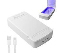 Stérilisateur de lampe UV portable à double couche - Boîte de stérilisateur professionnel pour ongles UV - Appareil de désinfection LED - Appareil de désinfection pour outils de manucure et salons de