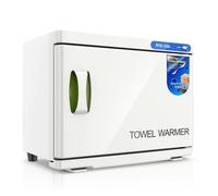 Stérilisateur de serviettes - Chauffe-Serviettes | 23L, 2 Plateaux Inox | pour SPA, Hôtels, Saunas et Centres de Bien-être