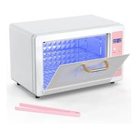 Stérilisateur d'esthéticienne, stérilisateur d'outils à ongles 10l, boîte de nettoyage d'ongles multifonctions, armoire de nettoyage de grande capacité pour la maison, Salon de beauté et Spa