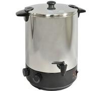 Kitchen Chef Stérilisateur de bocaux électrique ZJ280TD 28 L 2500 W Inox avec robinet et minuteur
