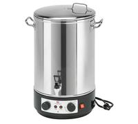 Guillouard Stérilisateur électrique de bocaux – pour 10 bocaux, 32 L – Cuve inox, robinet et minuteur