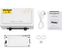 Stérilisateur électrique pour ongles, puissance 300W, température réglable 50-220℃, BLANC, EU