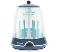 Babymoov Turbo Steam Plus Stérilisateur vapeur 2 en 1 et égouttoir pour biberons