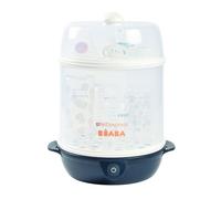 Béaba Stérilisateur biberons 2 en 1 Evolutif – Électrique vapeur, jusqu'à 8 biberons – Night Blue
