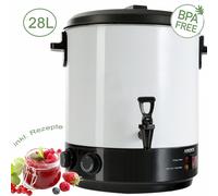 Stérilisateur Et Distributeur De Boissons Chaudes Autocuiseur 28 L 1800 W Inclus Minuterie Et Thermostat