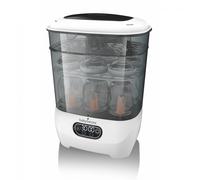 Baby Brezza - Stérilisateur et sèche-biberons Advanced - 33% plus rapide - Filtre HEPA - Blanc
