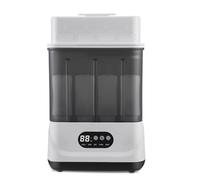 Stérilisateur et séchoir à biberons, stérilisateur électrique à vapeur 4 en 1, peut contenir 9 biberons et tétines, stérilisateur à vapeur 2 couches pour biberons, accessoires pour tire-lait