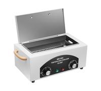 Stérilisateur Haute Température 300W 2L Stérilisateur Électrique 50-220°C Minuterie 0-60 Minutes Adapté Aux Salons De Coiffure Cliniques D'ongles Et Outils Métalliques