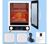 Stérilisateur Manucure JOJOCOSMO - Appareil de Stérilisation Onglerie Professionnel à Chaleur Sèche, 12L, Compatible Matériel Coiffure & Esthétique, Affichage LED, 220-240V,600 W