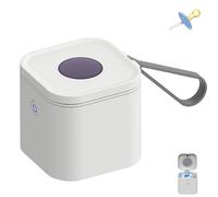 Stérilisateur portable, 70 utilisations par charge, stérilisateur pour biberons, boîte de stérilisation UV pour tétine à 99,99 % de stérilisation en 3 minutes, compartiment intérieur gris