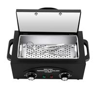 Stérilisateur pour instruments - Stérilisateur à air chaud professionnel - Stérilisateur à haute température - 300 W à 220 °C - Capacité : 1,2 l - Pour outils de coiffure, outils métalliques