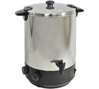 KITCHENCHEF Stérilisateur/Traiteur 1650W Inox/Noir 18,5L Contenance 12 bocaux Minuterie 120 minutes Conserves maison