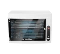 Stérilisateur UV 10L Professionnel - Double Stérilisation Ozone+UV 254nm,9 Minuterie 30-90 Min pour Outils de Coiffure/Tatouage/Biberons