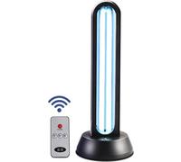 Stérilisateur UV Lumière Stérilisateur portable Stérilisation à l'ozone-lamee avec base et télécommande, 38W + ozone