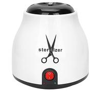 Stérilisateur UV ongles 100W chauffage rapide avec billes quartz | Lampe désinfectante pour outils manucure, cuvette en acier inoxydable, chaleur à 360° sans angle mort