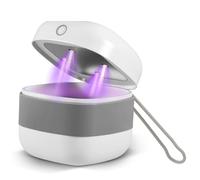 Stérilisateur UV pour bébé - Mini stérilisateur portable - Stérilisateur UV - Rechargeable - Tétine pour bébé - Pas d'eau, de refroidissement ou de séchage nécessaire - Tue 99,9 % des germes