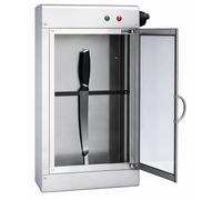 Stérilisateur UV Professionnel pour Couteaux - 10 à 12 Couteaux - Désinfection 99% - Support Magnétique - Inox