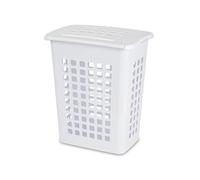 Sterilite 12238004 rectangulaire Lifttop Panier à Linge, Blanc, 4-Pack
