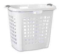 Sterilite 12258004 Ultra Panier de Transport Facile, Blanc Panier W/Titane Inserts, 4-Pack