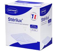 Stérilux compresse de gaze 7,5 cm x Compresses 1 pc(s)