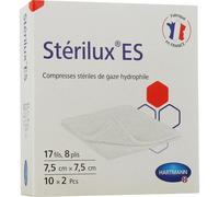 Stérilux Es Compresa Estéril Gasa 7,5x7,5cm 2x10uds