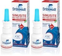 STÉRIMAR Sinusite Nez Très Bouché - Pompe nasale Décongestionnante, Agit en Moins d'1 Minute, à l'Eau de Mer 100% Naturelle & Cuivre/Eucalyptus/Acides Hyaluroniques, Formule Hypertonique, 20 ml