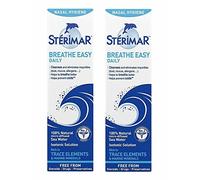 Stérimar STERIMAR Breathe Easy Daily - Spray nasal à base d'eau de mer 100% naturelle pour la fièvre - 100 ml - PACK DE 2