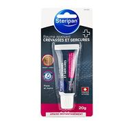 Steripan - Baume Apaisant Contre les Crevasses et les Gerçures - Apaise Instantanément - Pieds et Mains - Fabriqué en Suisse - Tube 20 ml