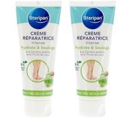Steripan - Crème Réparatrice Intense - Hydrate et Soulage - À la Centella Asiatica et à l'Huile de Coco - Pieds Très Secs et Abîmés - 75ml (Lot de 2)