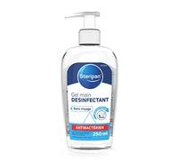 Steripan - Gel Antibactérien pour les Mains - Format Pompe - Elimine Les Bactéries - Parfum Agréable - 250 ml