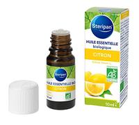 Steripan Huile Essentielle de Citron 10 ml Certifiée Agriculture Biologique par Ecocert