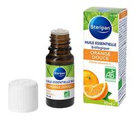 Steripan - Huile Essentielle d'Orange Douce Bio - Pure Et Naturelle - Certifiée Agriculture Biologique - Bien-Être - 10 ml